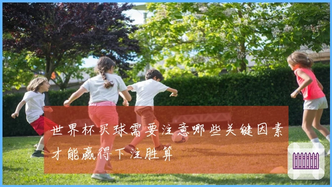 世界杯买球需要注意哪些关键因素才能赢得下注胜算